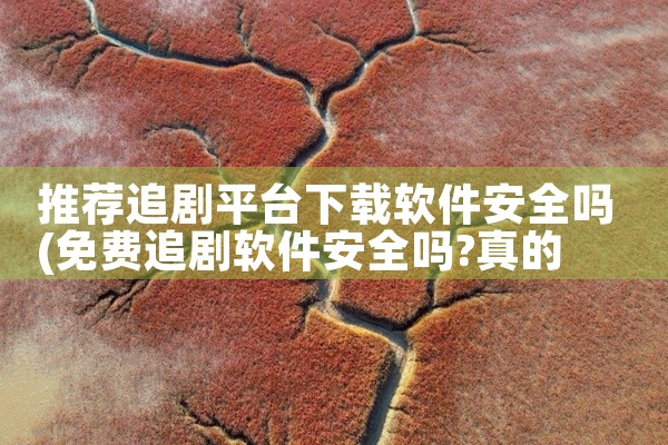 推荐追剧平台下载软件安全吗
